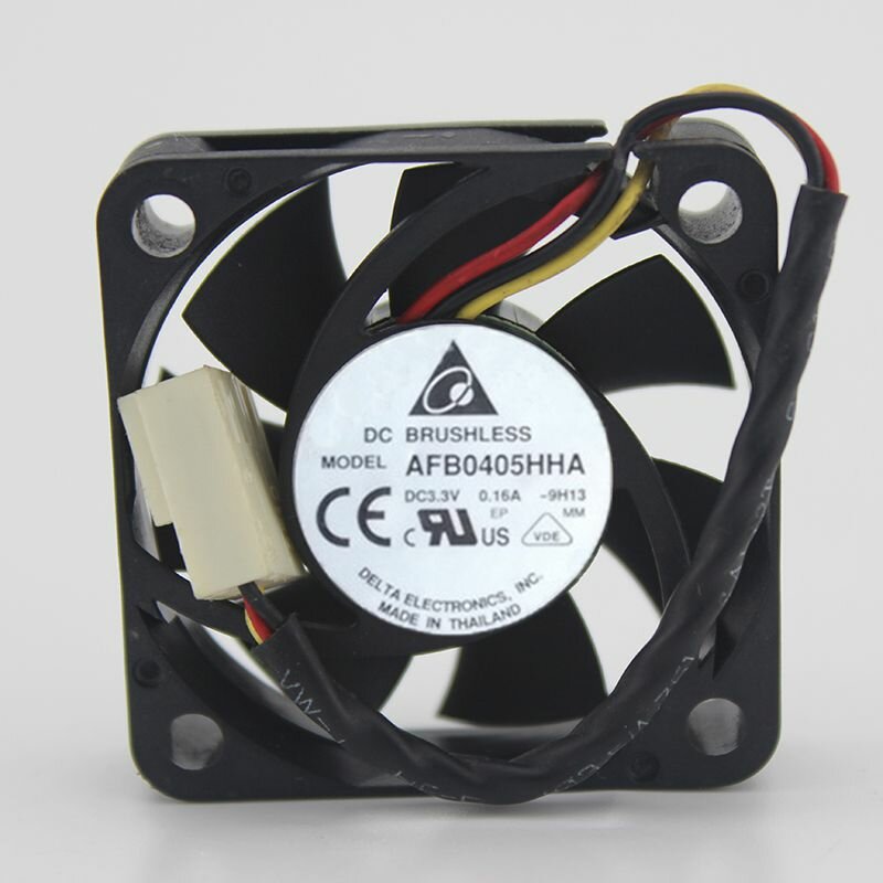 4CM AFB0405HHA 4010 33 В 016 А -9H13 двухшаровой 3-проводной вентилятор