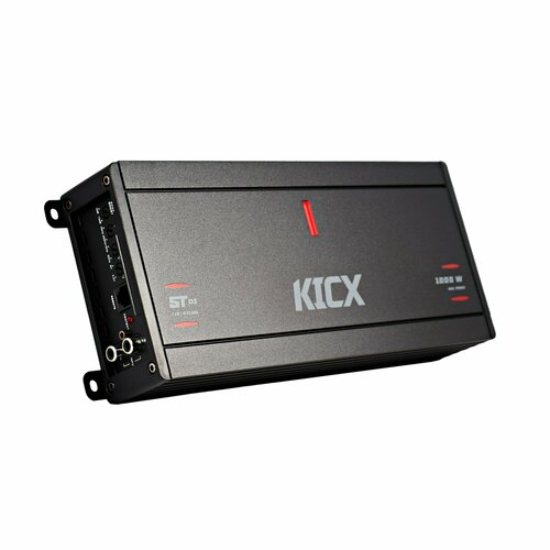 Автомобильный усилитель 1 канал KICX ST D1, компактный моноблок D класса