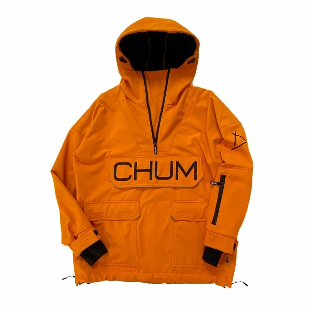 Анорак CHUM WEAR Осень-зима 2025, размер 48, оранжевый