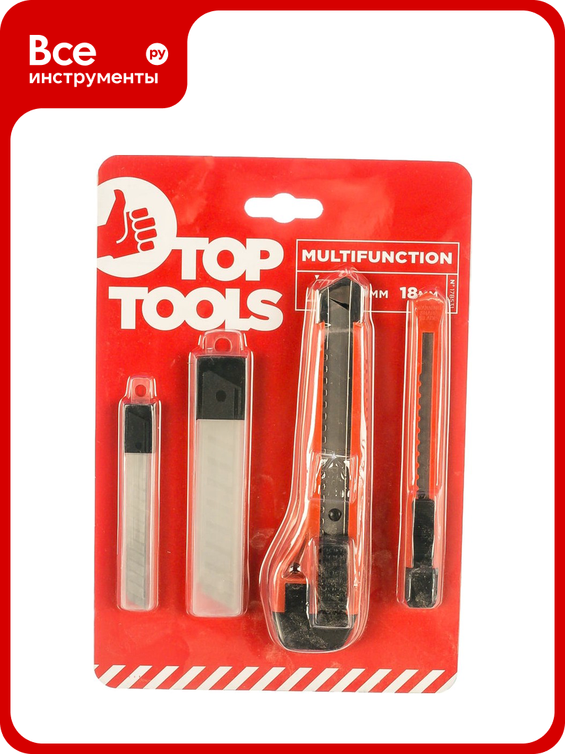 Набор ножей  лезвия Top Tools 17B531