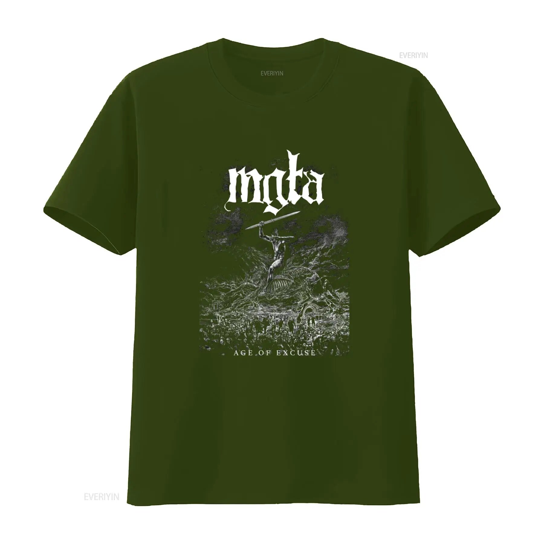 Футболка Mgla Age Of Excuse ArmyGreen XL