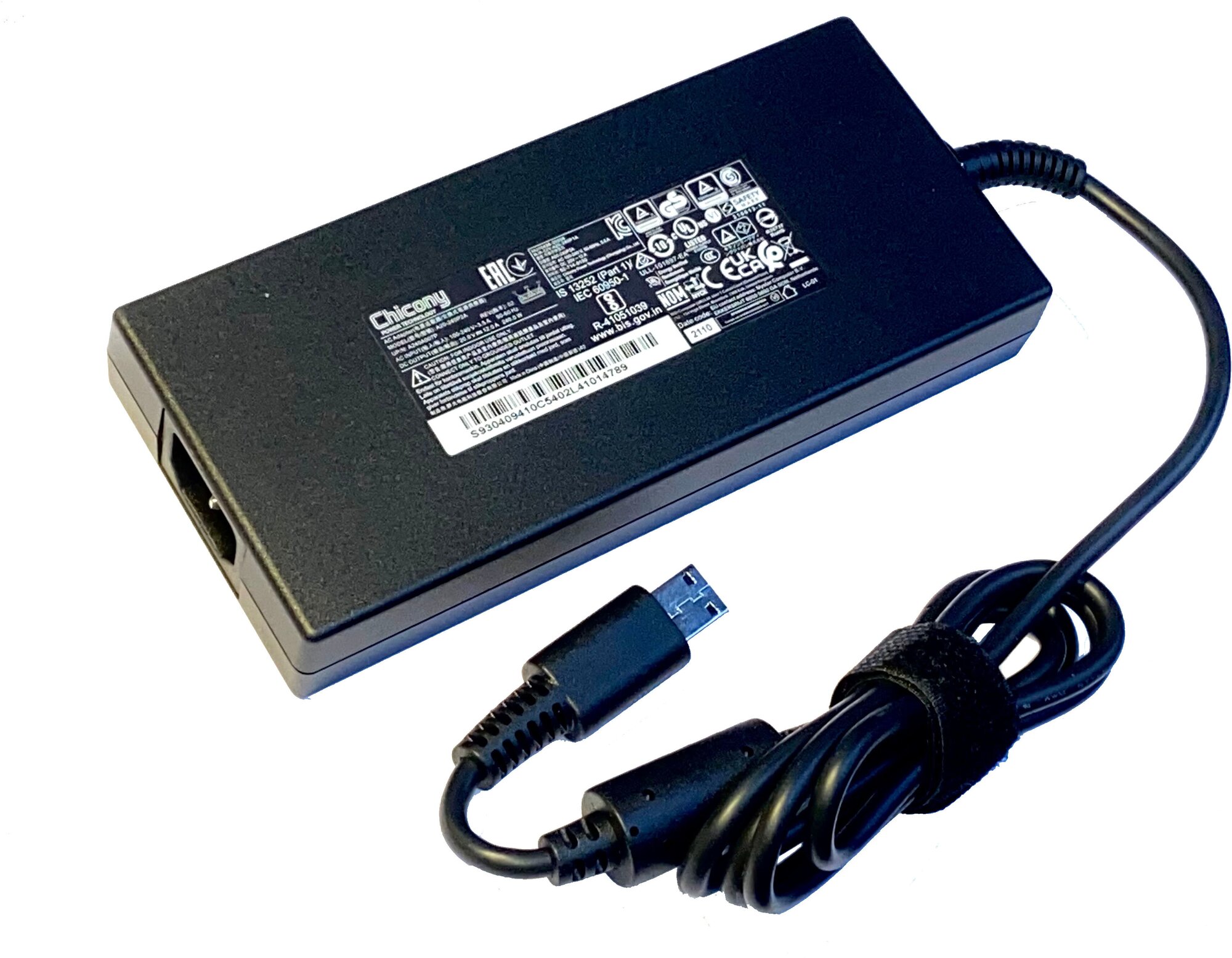 Блок питания (зарядка) для ноутбука MSI Vector GP77 (13 Gen) 20V 12A 240W разъём плоский MSI