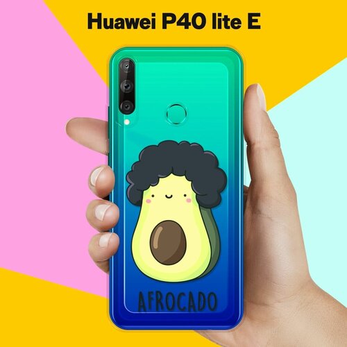 Силиконовый чехол Афрокадо на Huawei P40 Lite E силиконовый чехол на huawei p40 lite e хуавей п40 лайт е главное фыр фыр