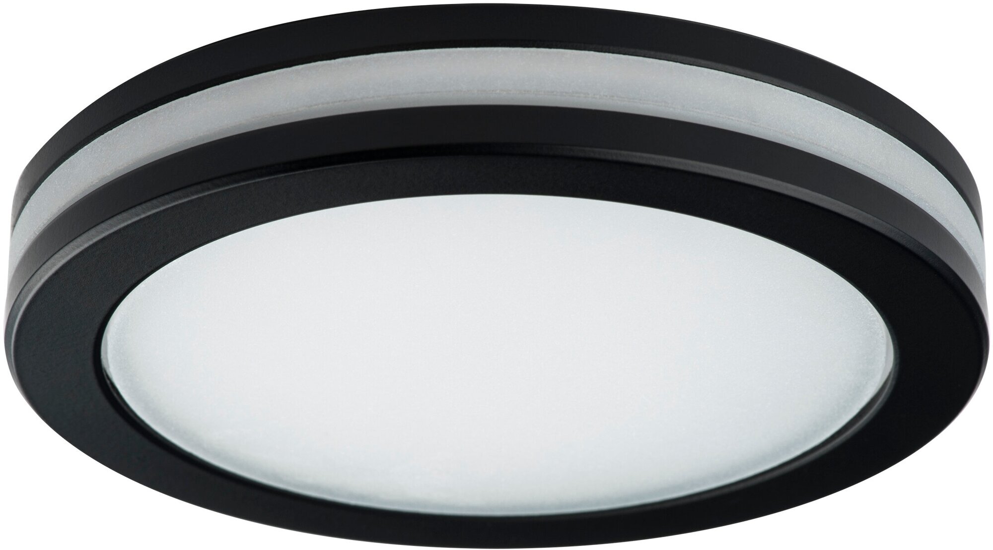 Встраиваемый точечный светильник светодиодный черно-белый Lightstar Maturo 070764