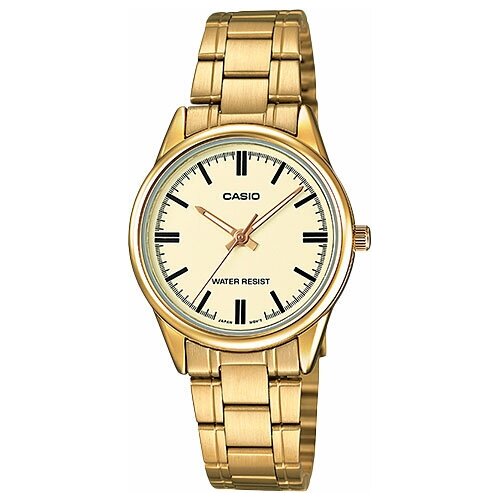 Наручные часы CASIO LTP-V005G-9A, золотой, серебряный