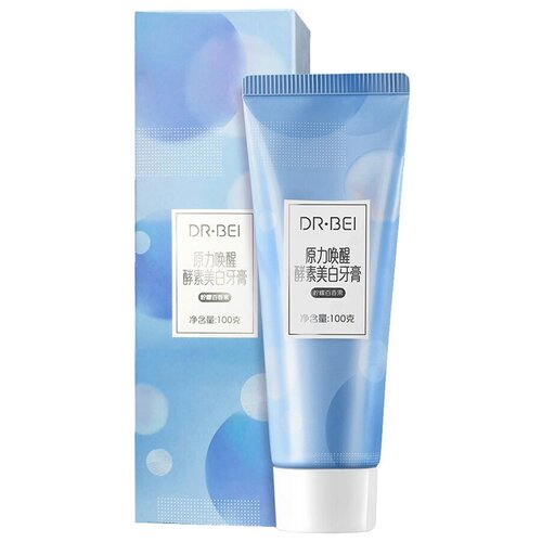 Xiaomi Отбеливающая зубная паста Xiaomi DR.BEI Toothpaste Enzyme / Лимонная маракуйя / 100 гр. отбеливающая зубная паста dr bei toothpaste enzyme лимонная маракуйя 100 гр