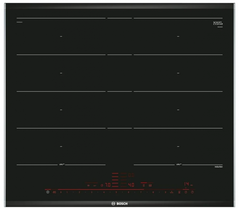 Индукционная варочная панель Bosch PXY675DC1E, черный