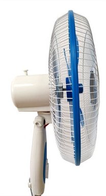 Напольный вентилятор Bonaffini ELF-0005 диаметр 40см, 40Вт, цвет белый/синий - фотография № 4