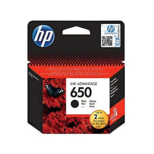 Картридж струйный HP (CZ101AE) Deskjet Ink Advantage 2515/2516 №650, черный, оригинал