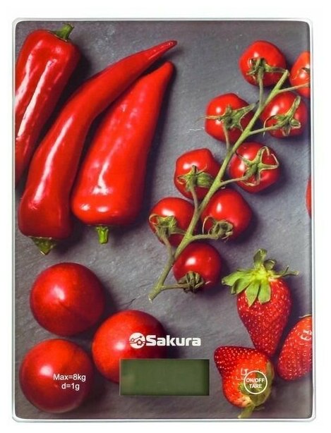 Весы кухонные Sakura SA-6077DS "Специи" электронные, до 8кг БИТ - фото №4