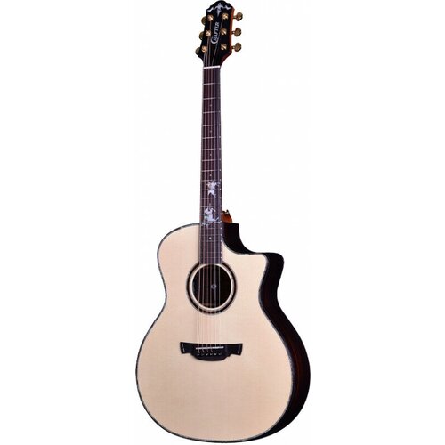 CRAFTER PG G-1000ce электроакустическая гитара, верхняя дека Solid ель, корпус Solid палисандр электроакустическая гитара crafter pg g 1000ce natural