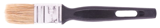 Кисть флейцевая Стандарт, 25x6, натуральная щетина, пластиковая ручка СИБРТЕХ 82502