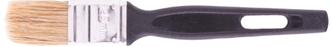 Кисть 25х6 мм "Сибртех" Стандарт флейцевая (натуральная щетина, пластиковая ручка)