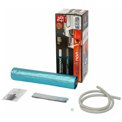 Нагревательный мат на фольге для теплого пола Теплолюкс Alumia 5 м2 750 Вт 12358₽