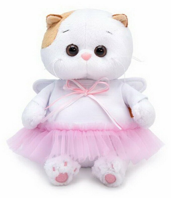 Мягкая игрушка BUDI BASA Кошка Ли-Ли BABY в платье "Ангел" 20 см
