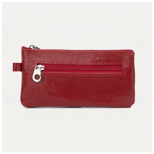 Ключница на молнии длина 135 см 2 кольца цвет красный 1102₽