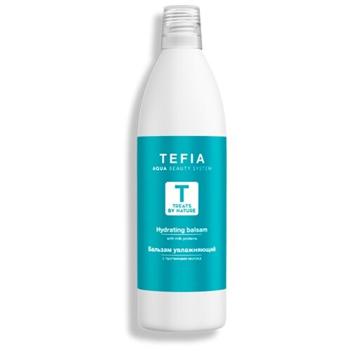 фото Tefia бальзам treats by nature hydrating увлажняющий с протеинами молока, 1000 мл