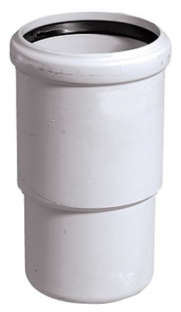 Компенсационный патрубок для малошумной канализации белый d 110 РосТурПласт (24573)