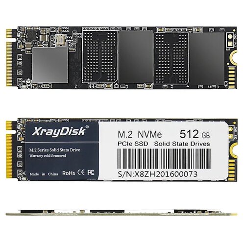 Твердотельный диск SSD NVME M2 PCI-E 512 GB форм-фактор 2280 X8ZH201600073 284900₽