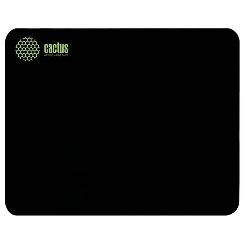 Коврик для мыши Cactus CS-MP-P01XS Super small черный 220 x 180 x 2 мм