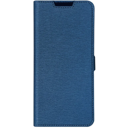 Чехол-книжка DF для iPhone 14 Blue (боковая)