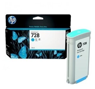 Картридж струйный HP 728 F9J67A голубой