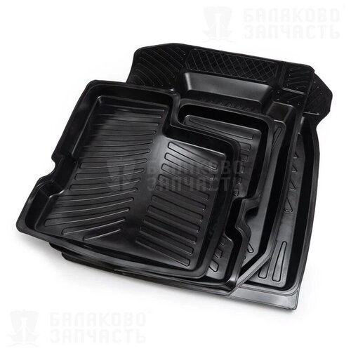 Коврики Салона Lada Largus 5 Мест 2012 Г. В Резиновые 