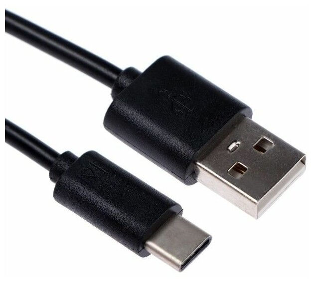 Кабель OXION Type-C - USB 1 м черный