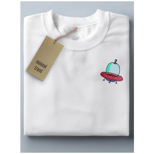 фото Футболка мужская белая, minimal trend, рисунок - 25433