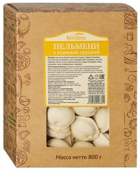 ВкусВилл пельмени с куриной грудкой 800 г