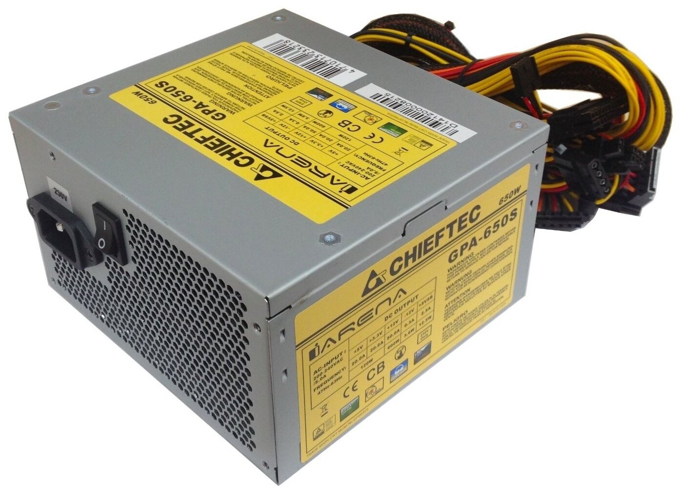 Блок питания Chieftec GPA-650S 650W