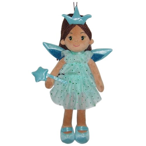 фото Мягкая игрушка abtoys кукла фея в голубом платье 45 см