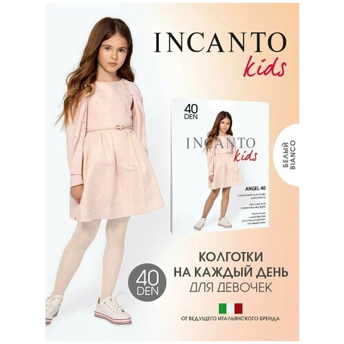 носки incanto holiday телесные 40 ден Колготки Incanto, 40 den, размер 140-146, белый