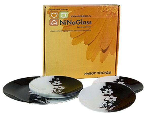 NinaGlass Набор тарелок Ромашки 85-127 7 шт.