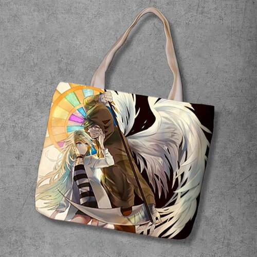 фото Сумка шоппер anime dakimakura, фактура рельефная, мультиколор