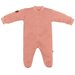 Комбинезон Toucan for Kids детский, на кнопках, застежка для смены подгузника, закрытая стопа, размер 68, розовый