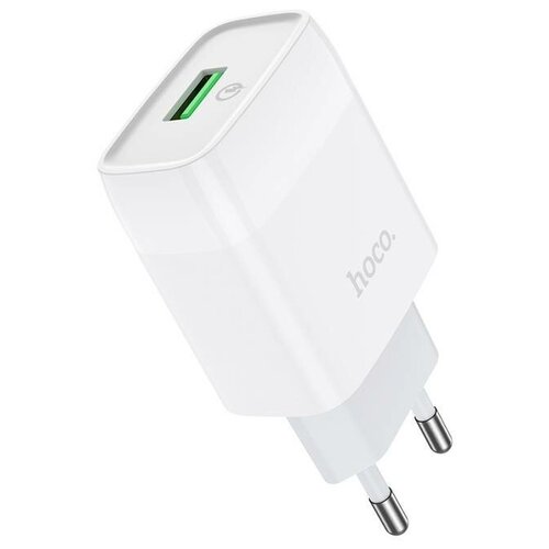 Аксессуары / Зарядное устройство HOCO C72Q Glorious QC3.0 один USB порт, белый сзу micro usb 2 4a c72q hoco белое