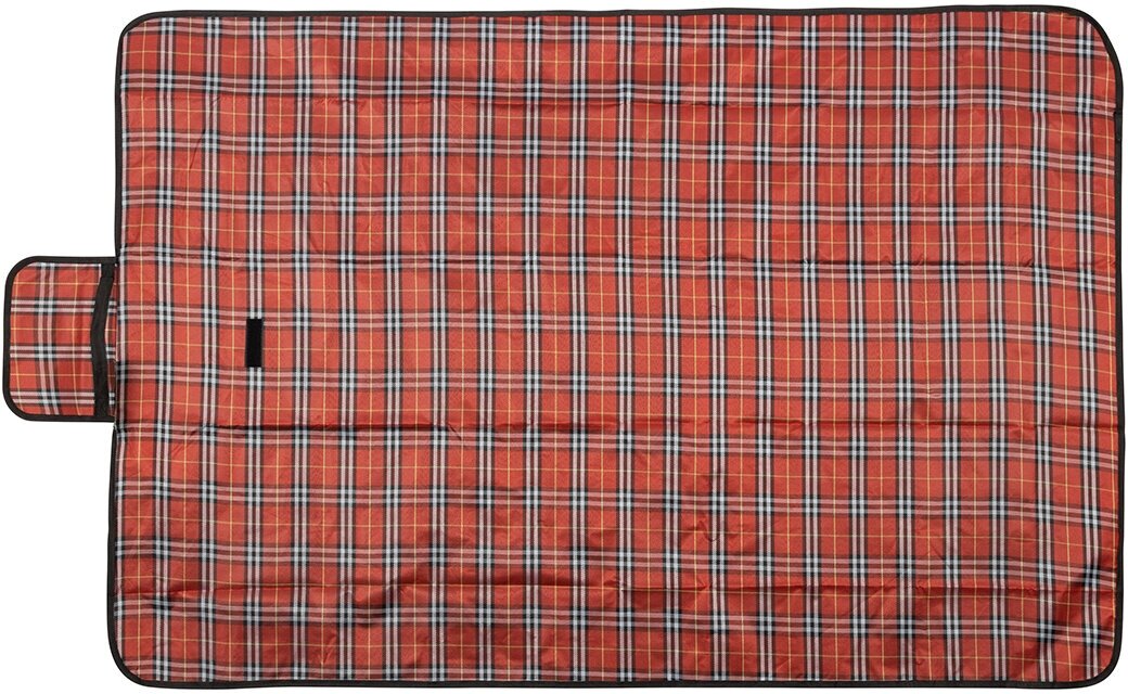 Коврик для пикника Ecos PR-88, с влагостойкой основой, 145 x 100 см, красный