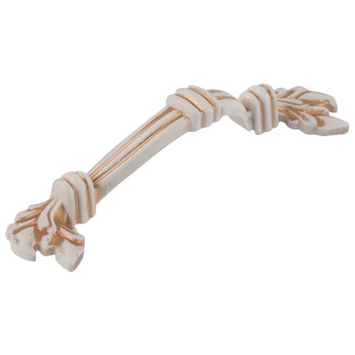 Ручка-скоба FS-180 64 мм цвет золотой прованс/жемчужный белый матовый 18495591