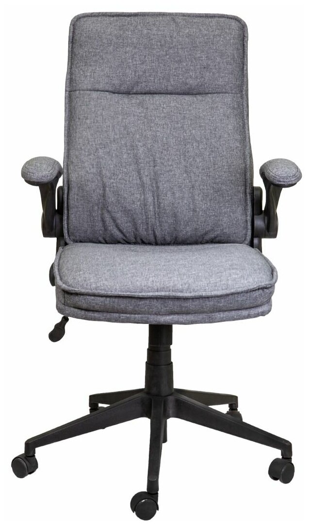 Кресло поворотное Boris, серый, ткань