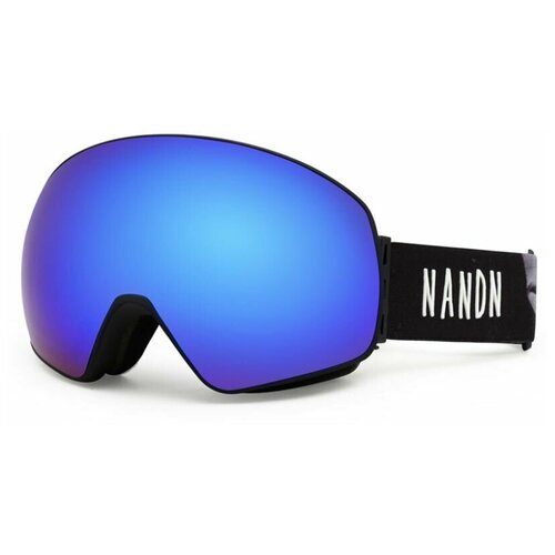 фото Маска горнолыжная nandn ng8 mirror blue/black