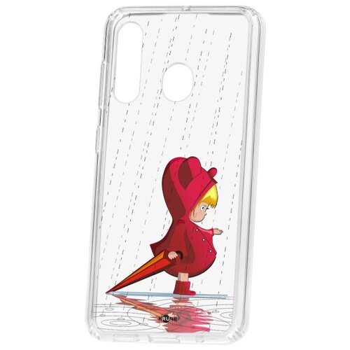 фото Чехол на samsung galaxy a60 2019 kruche print девочка с зонтом