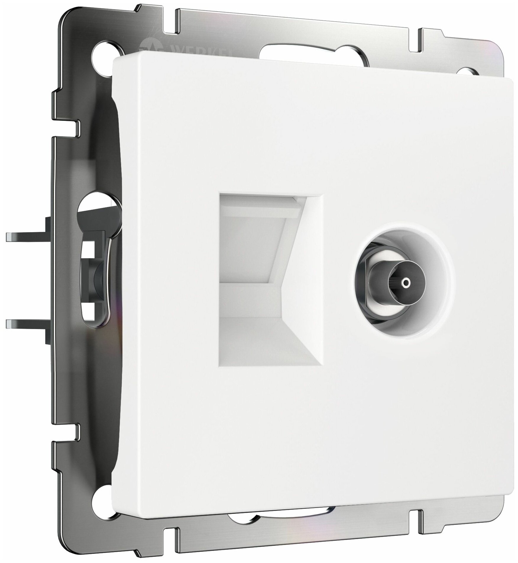 Розетка ТВ+Ethernet Werkel W1181303 4690389174476 - фото №1