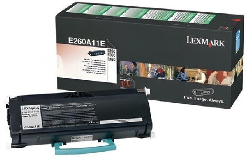 Тонер-картридж LEXMARK E260A11E E260 E360 E460, оригинальный