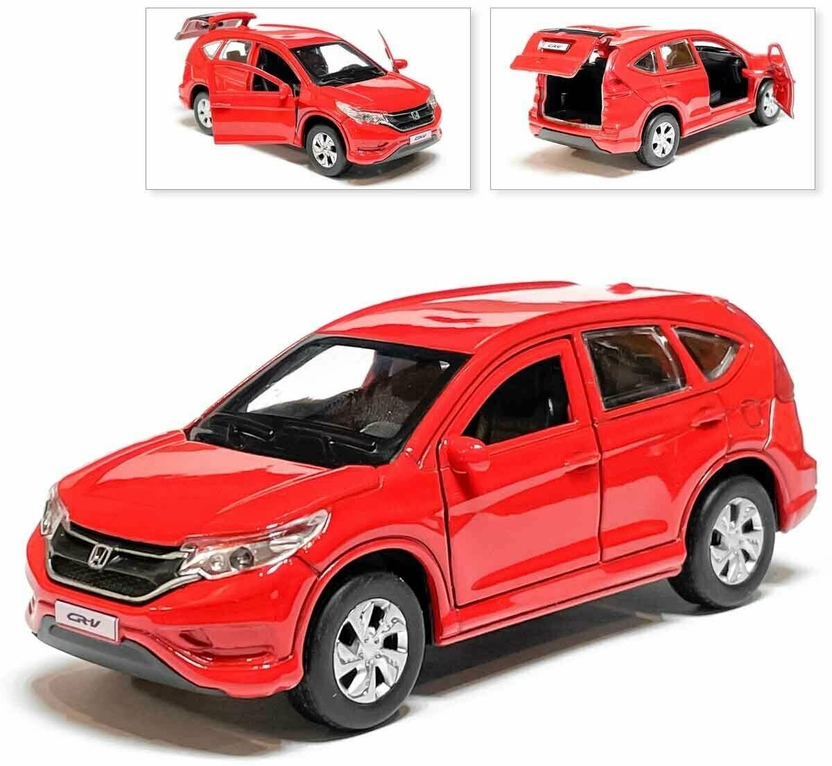 Машина Honda CR-V, инерционная, красная, Технопарк, 12 см