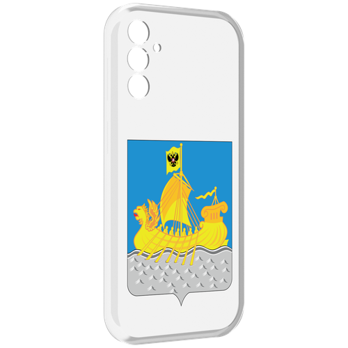 Чехол MyPads герб-косромская-область для Samsung Galaxy M13 задняя-панель-накладка-бампер