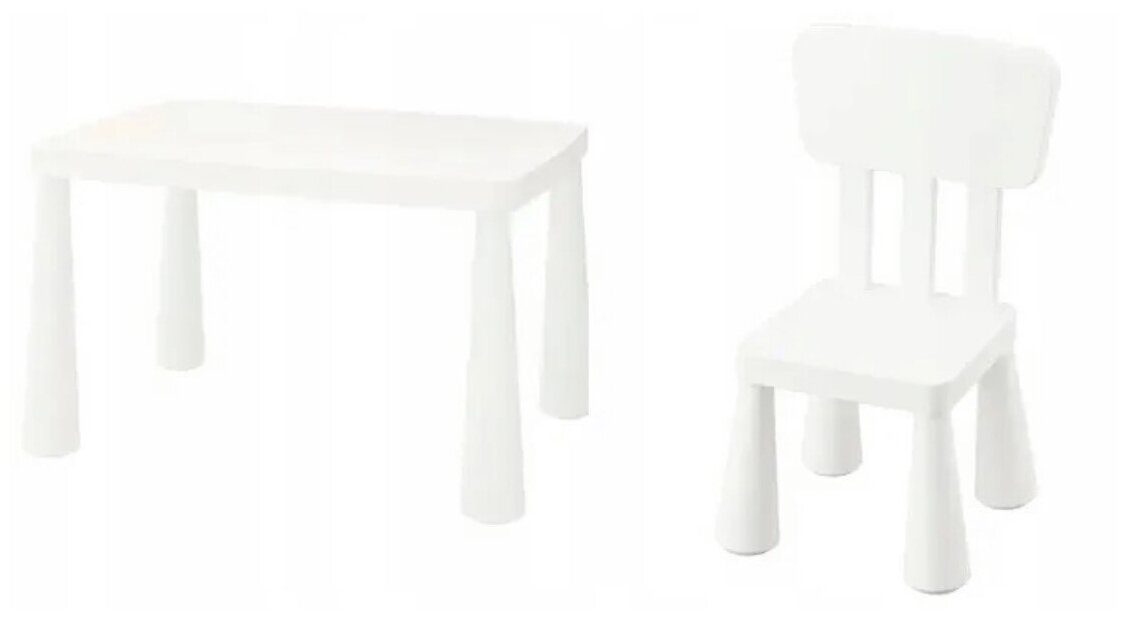 Комплект детский стол и стул, набор мебели для детской стол и стул, стульчик и столик для ребенка - фотография № 1