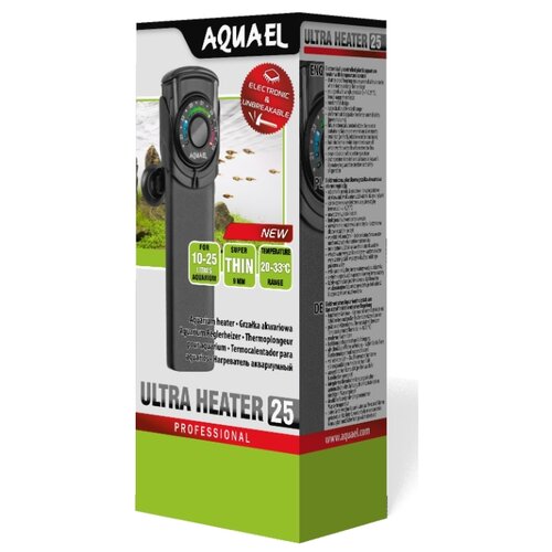 фото Цилиндрический нагреватель aquael ultra heater 25w (10-25 л)