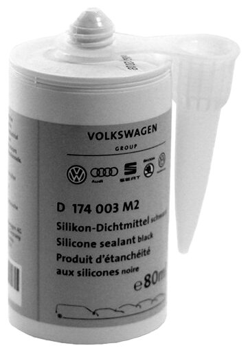 Универсальный силиконовый герметик для ремонта автомобиля VOLKSWAGEN d 174003m2, 80 мл
