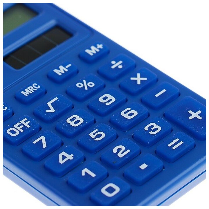 Калькулятор карманный 08-разрядный двойное питание микс